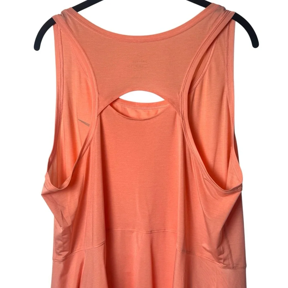 Nike Court Advantage Dry Crimson Bliss Tennis Dress Athletic Feminine 1X